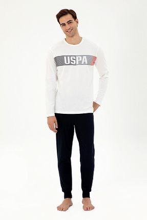 ست لباس راحتی نباتی مردانه ساده U.S. Polo Assn. - کد 860912249