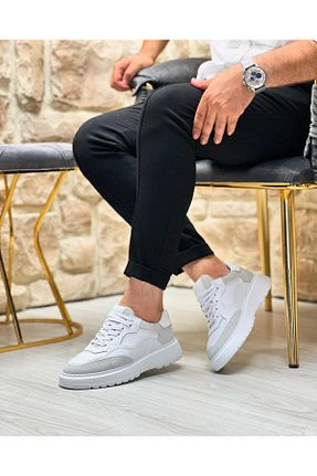 کفش کژوال سفید مردانه پاشنه کوتاه (1 - 4 سانتی متر) ByItallanoshoes - کد 847306989