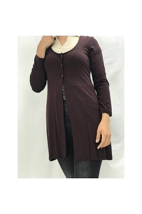 رویه قهوه ای زنانه پنبه ای ENSAR GİYİM - کد 342463569