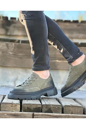 کفش کژوال خاکی مردانه چرم خالص ByItallanoshoes - کد 773048222