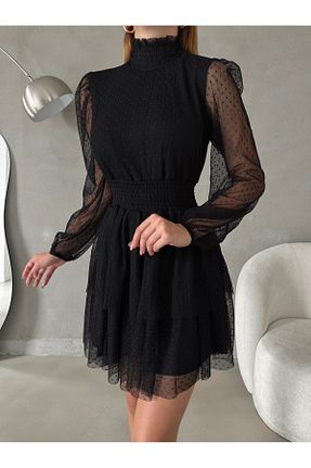 لباس مجلسی و فارغ التحصیلی مشکی زنانه شیفون AVVER - کد 860926091