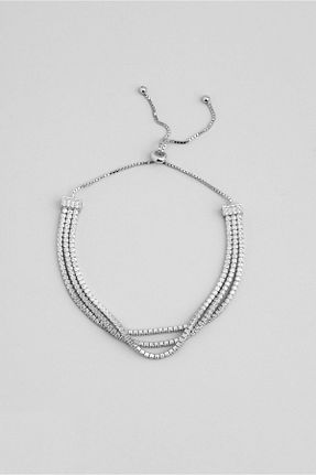 دستبند نقره سفید زنانه 925 عیار So Chic - کد 838113812