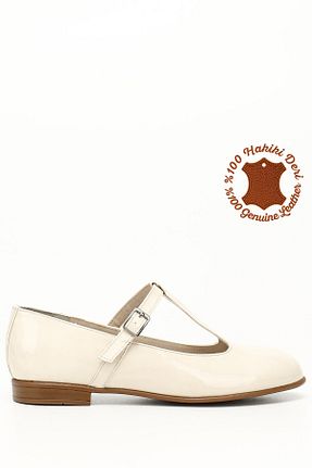 بابت بژ زنانه چرم خالص GÖNDERİ(R) - کد 839308850