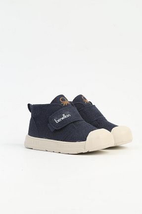 کفش اسنیکر سرمه ای بچه گانه چسبی Benetton - کد 860939709