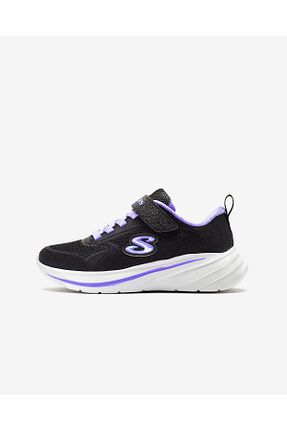 کفش اسنیکر مشکی بچه گانه چسبی Skechers - کد 852131764