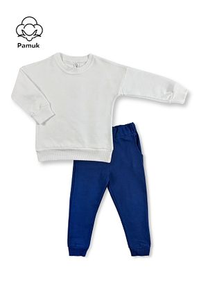 ست بالاتنه و پائین تنه نباتی بچه گانه بافت difa kids - کد 852738001