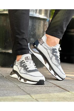 کفش اسنیکر سفید مردانه چرم اصل ByItallanoshoes - کد 759831913