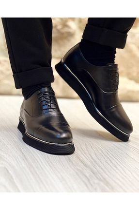 کفش کژوال مشکی مردانه چرم خالص ByItallanoshoes - کد 638190911