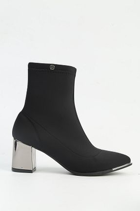 بوت / نیم بوت مشکی زنانه پاشنه تخت Pierre Cardin - کد 860947715