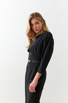 لباس مشکی زنانه بافتنی Setre - کد 857805540