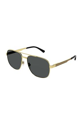 عینک آفتابی طوسی مردانه UV400 Gucci - کد 658597127