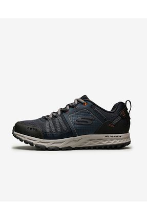 کفش پیاده روی سرمه ای مردانه چرم مصنوعی Skechers - کد 906389
