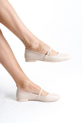 بابت بژ زنانه چرم مصنوعی LEMUES SHOES - کد 860979572