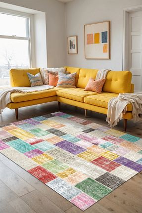 فرش رنگی آنتی باکتریال AIDA HOME - کد 834080818