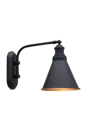 چراغ دیواری مشکی فلزی Bamyum - کد 3499893