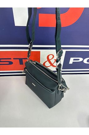 کیف دوشی سبز زنانه چرم مصنوعی Just Polo - کد 880548358