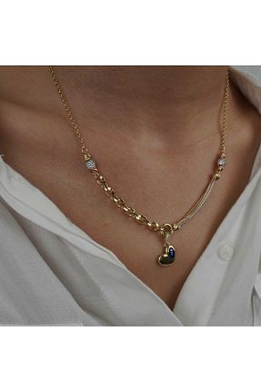 گردنبند طلا زرد زنانه 14 عیار İzgi Kuyumculuk - کد 815946611
