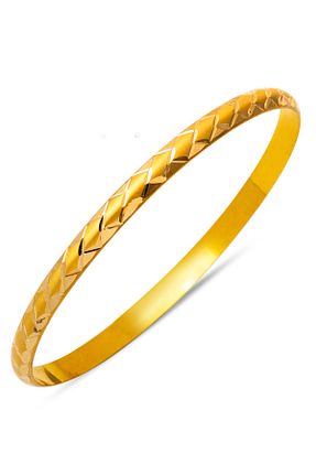 النگو زرد زنانه 8 عیار Bilezikci - کد 35030244