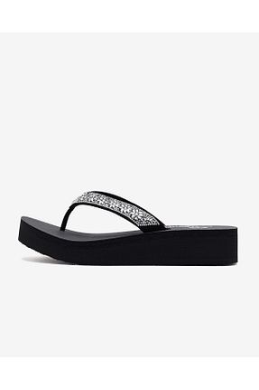 دمپائی مشکی زنانه پاشنه تخت Skechers - کد 822612332