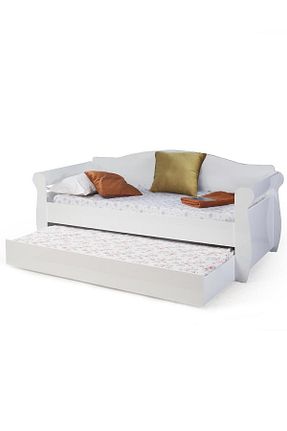 تخت خواب بچه گانه و مونته سوری سفید Suntalam Setay - کد 35348645