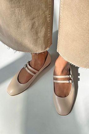 بابت بژ زنانه چرم مصنوعی Straswans - کد 813633363