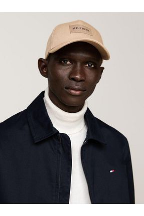 کلاه بژ زنانه پنبه ای Tommy Hilfiger - کد 861023994