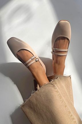 بابت بژ زنانه چرم مصنوعی Straswans - کد 813633363