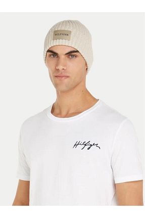 کلاه پشمی بژ مردانه Tommy Hilfiger - کد 861022362