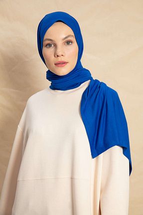 شال سرمه ای زنانه پنبه ای PURESCARFS - کد 849768513