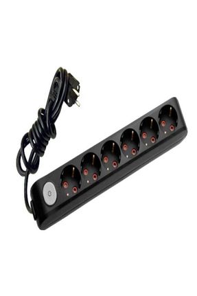 کابل افزودنی پریز گروهی مشکی 6 Genel Markalar - کد 798755788