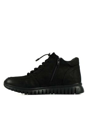 بوت / نیم بوت مشکی مردانه چرم خالص Kids Club Shoes - کد 807841409