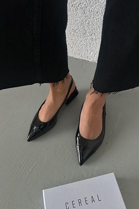 کفش پاشنه بلند کلاسیک مشکی زنانه پارچه Straswans - کد 808474297