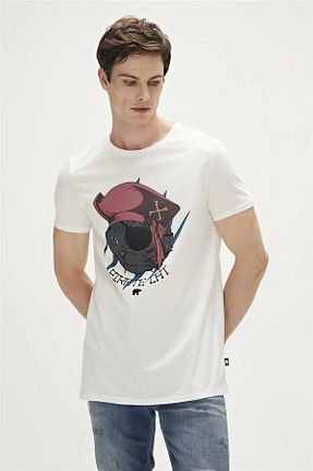 تیشرت نباتی مردانه رگولار Bad Bear - کد 818374445