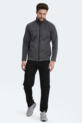 ست گرمکن طوسی مردانه مخلوط پلی استر Slazenger - کد 792114971
