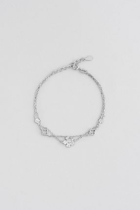 دستبند نقره سفید زنانه 925 عیار So Chic - کد 801414185