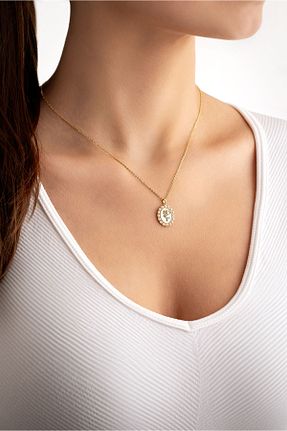 گردنبند مروارید زرد نقره So Chic - کد 809657069