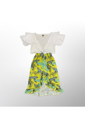دامن سفید زنانه پارچه rg kidsstore - کد 857305715