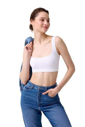 نیم تنه سفید زنانه پلی استر Cottonhill - کد 842954046