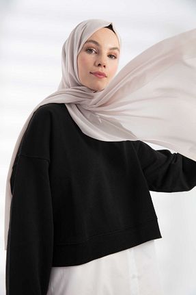 شال طوسی زنانه شیفون PURESCARFS - کد 849768477