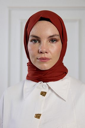 شال نارنجی زنانه PURESCARFS - کد 860699885