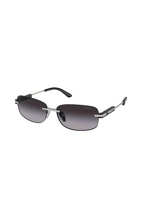 عینک آفتابی طوسی مردانه UV400 Prada - کد 875974021
