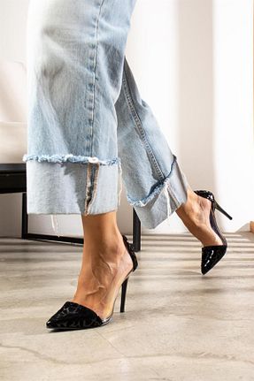 کفش استایلیتو مشکی پاشنه نازک ShoeTek - کد 214074876