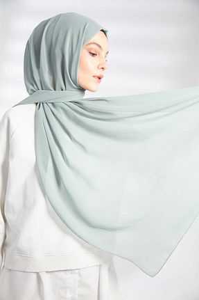 شال سبز زنانه شیفون PURESCARFS - کد 849773026