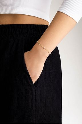 دستبند نقره زرد زنانه 925 عیار So Chic - کد 809462517
