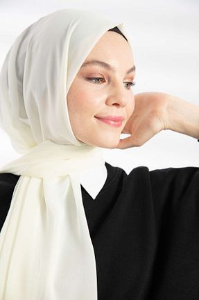 شال بژ زنانه شیفون PURESCARFS - کد 849768643