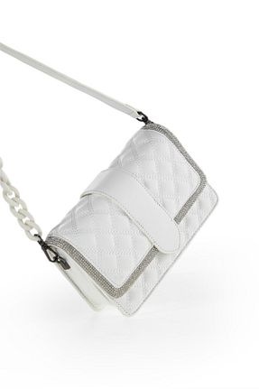 کیف پستچی سفید زنانه ÇÇS - کد 356597887