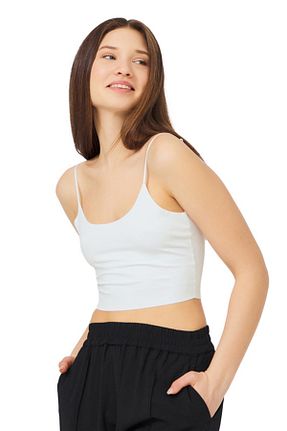 نیم تنه سفید زنانه پلی آمید Cottonhill - کد 126926168