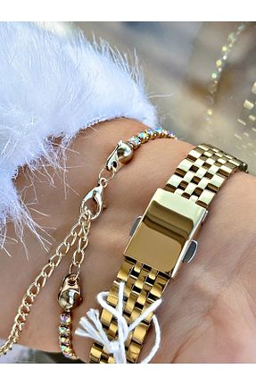ساعت مچی طلائی زنانه 26-30 میلی متر Ferrucci - کد 860667496