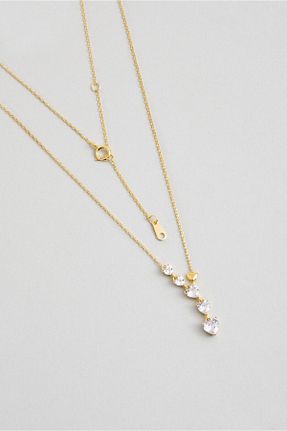گردنبند نقره زرد زنانه 925 عیار So Chic - کد 861077865
