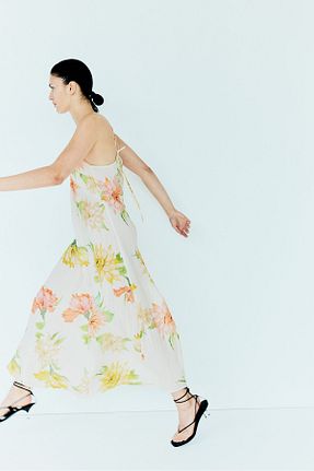 لباس سفید زنانه بافتنی H&M - کد 858140192